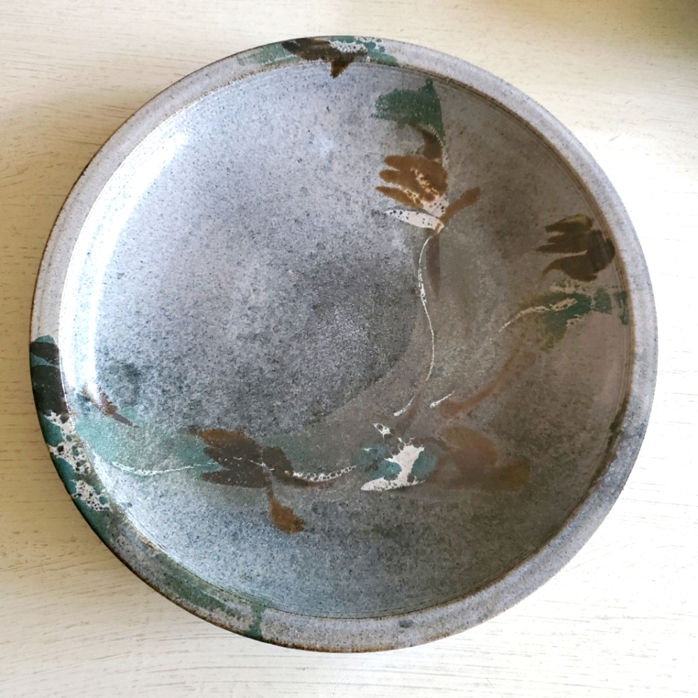 Dalton Handmade Artisan Earthenware Pottery Hand Painted Decortive Serving Plate